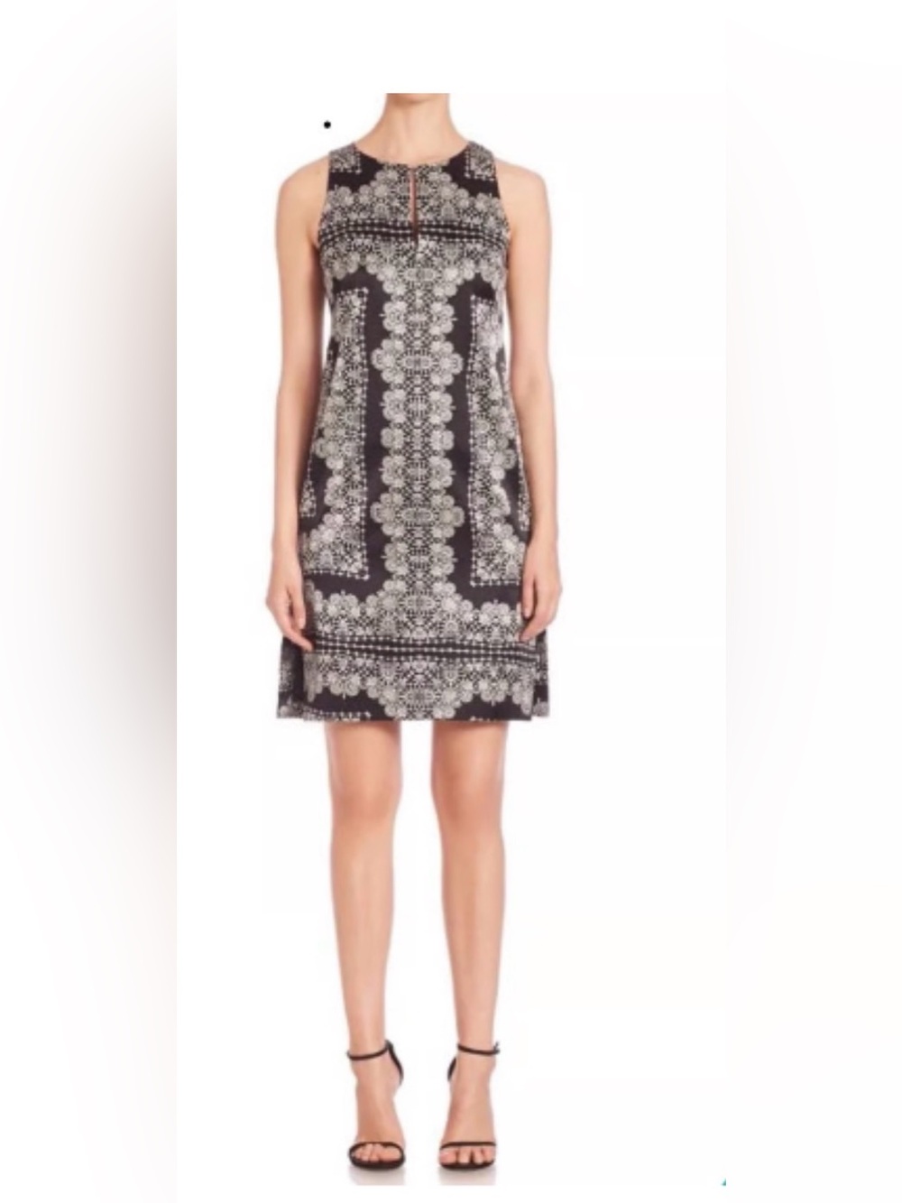 Early 2000s / Y2K-era 100% Silk Nanette Lepore Black Shift dress‎